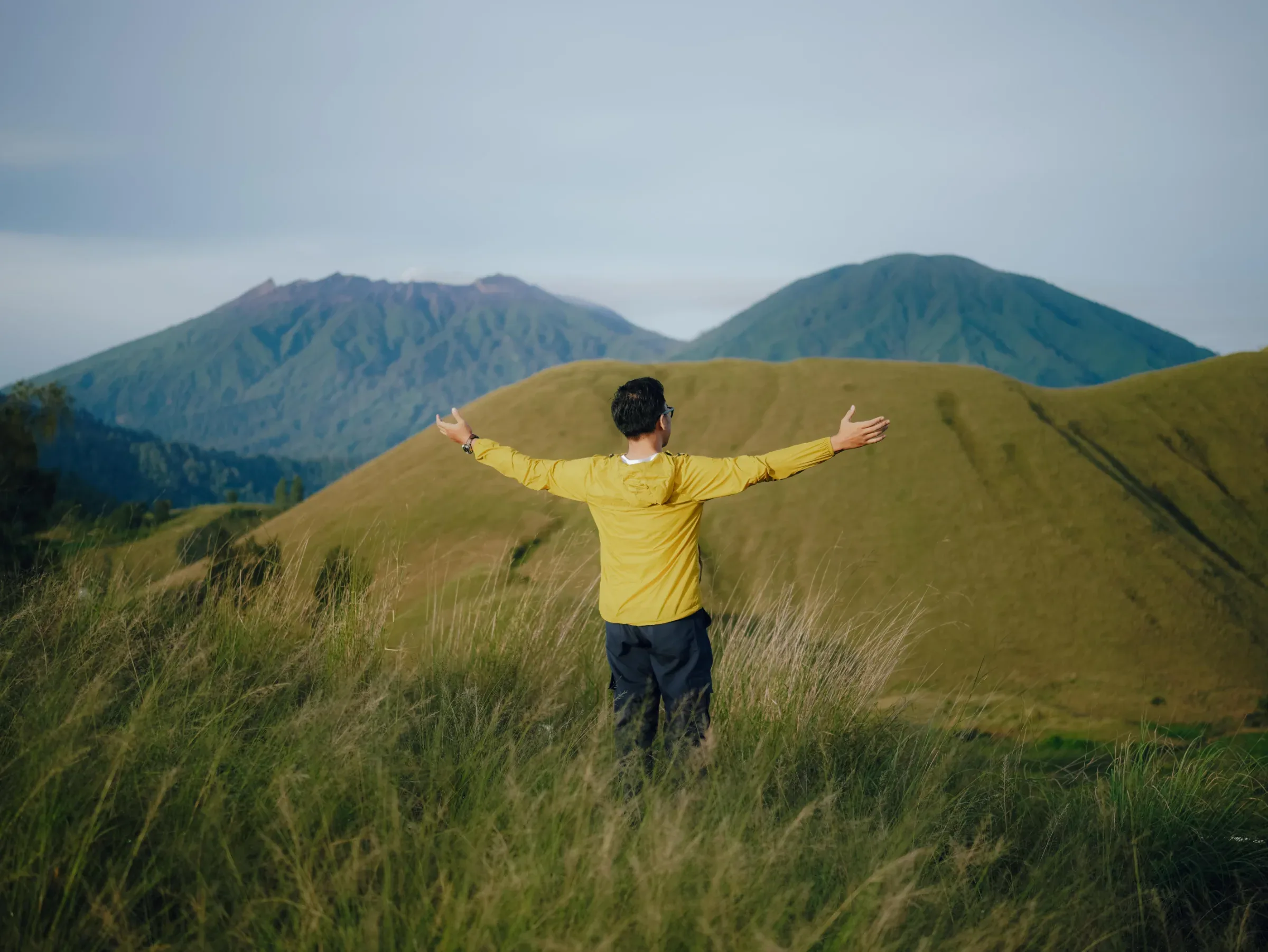 Pemandangan Kawah Ijen saat pagi
